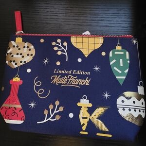 Kiehl's Limited Edition Blue Cosmetic Bag